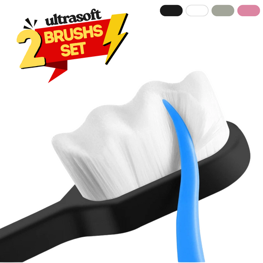 2PCS Ultra Soft Nano Bristle Toothbrush