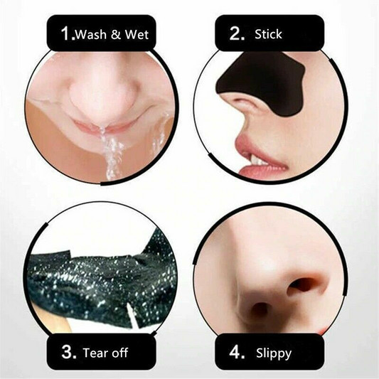 10pcs Nose Blackhead Remover Strips Mask Skin Care Shrink Pore Acne Treatment Mask